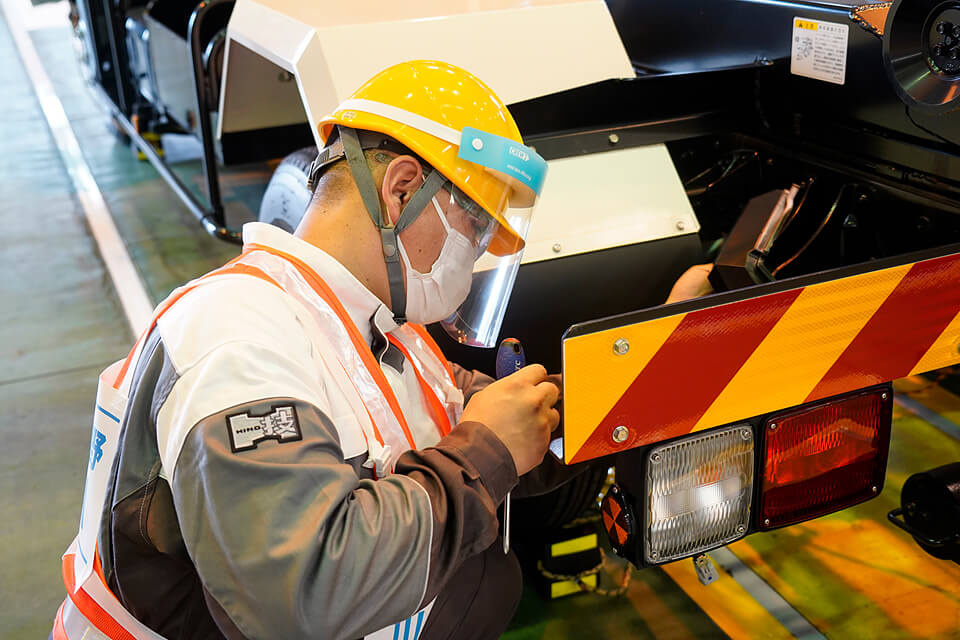 写真：車両競技の様子
