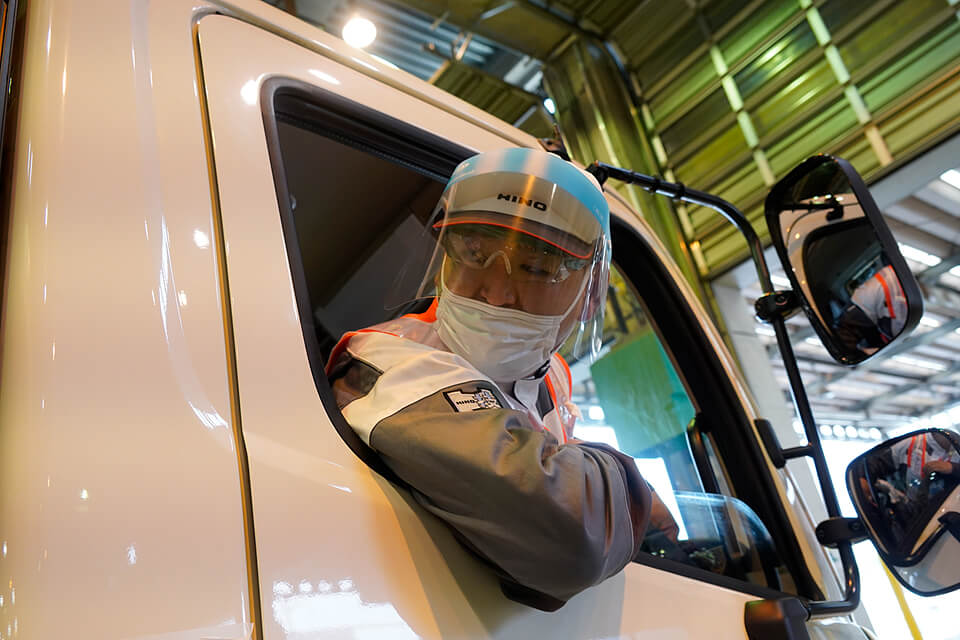 写真：車両競技の様子